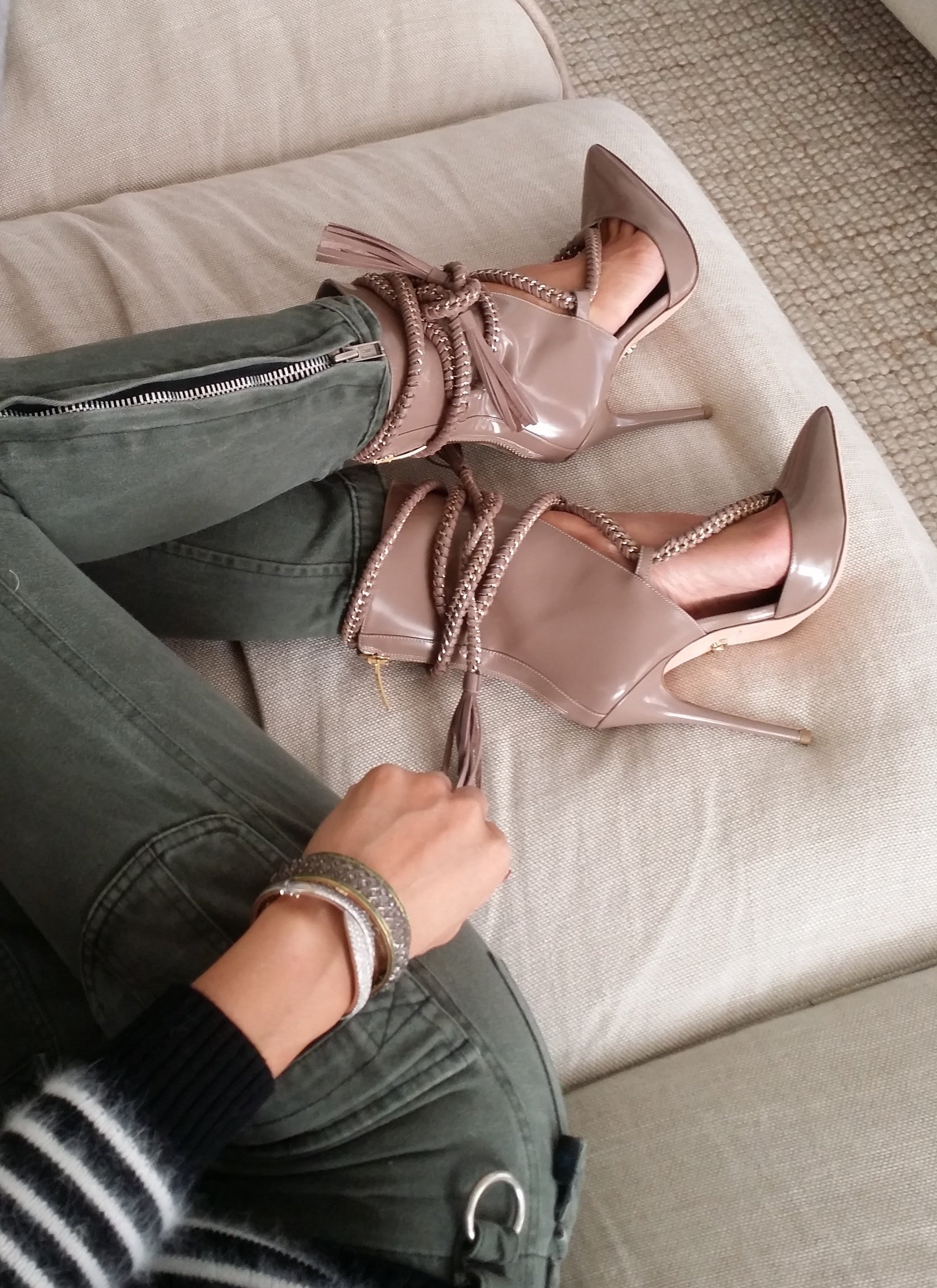 FREYA WALNUT SPAZZOLATO BOOTIE - Monika Chiang