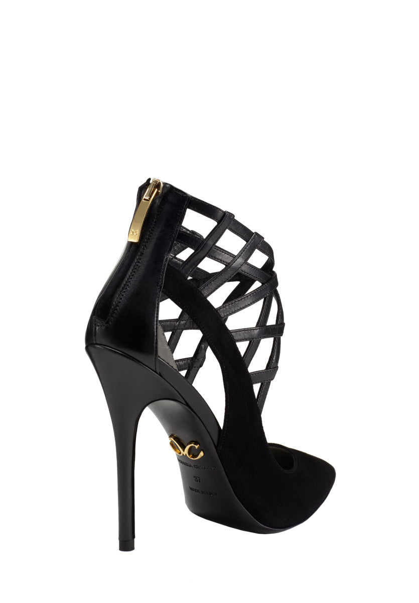 ALANA BLACK SUEDE PUMP - Monika Chiang