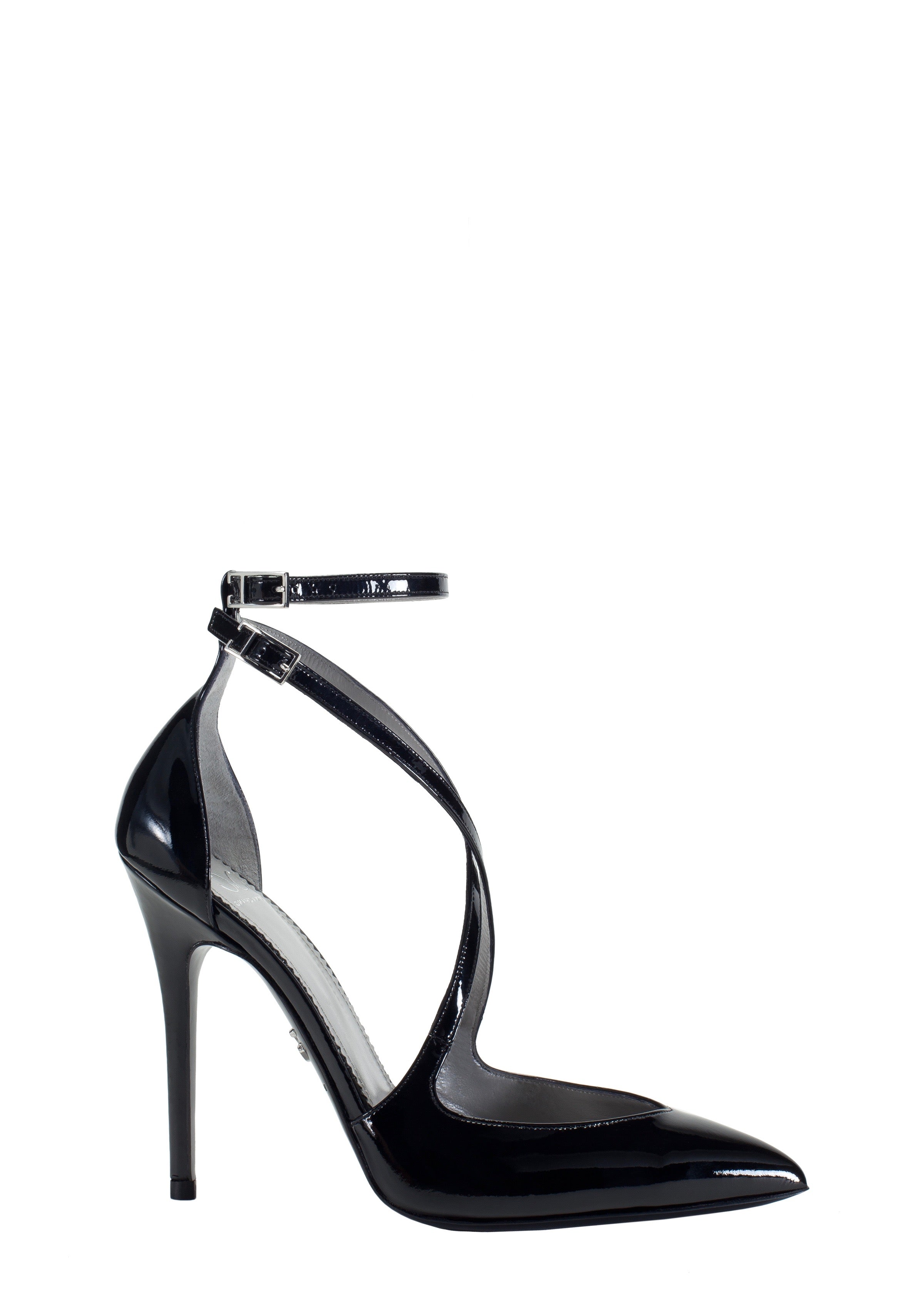 CAROLLA BLACK PATENT PUMP - Monika Chiang