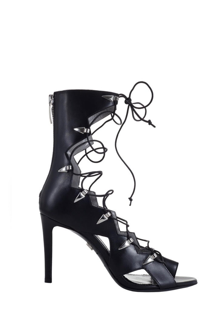 VESTA BLACK CALF SANDAL - Monika Chiang