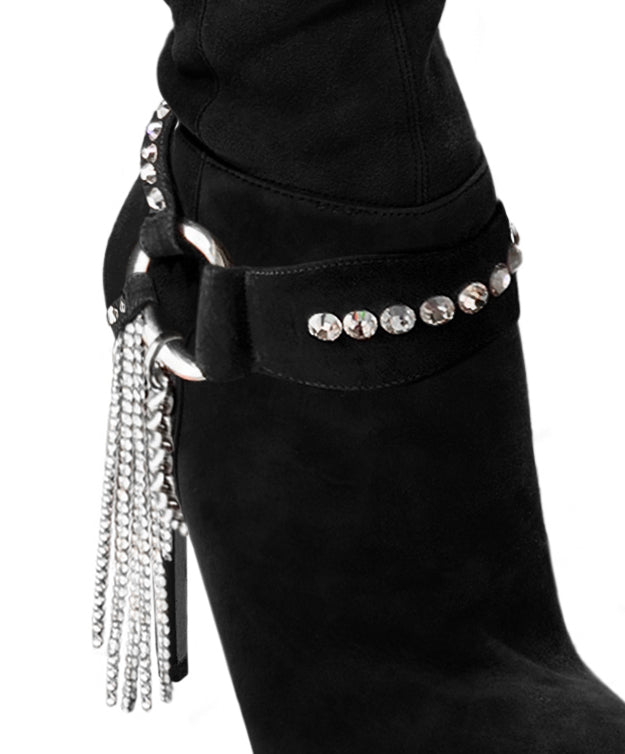 CRYSTAL FRINGE BOOT ACCESSORIES
