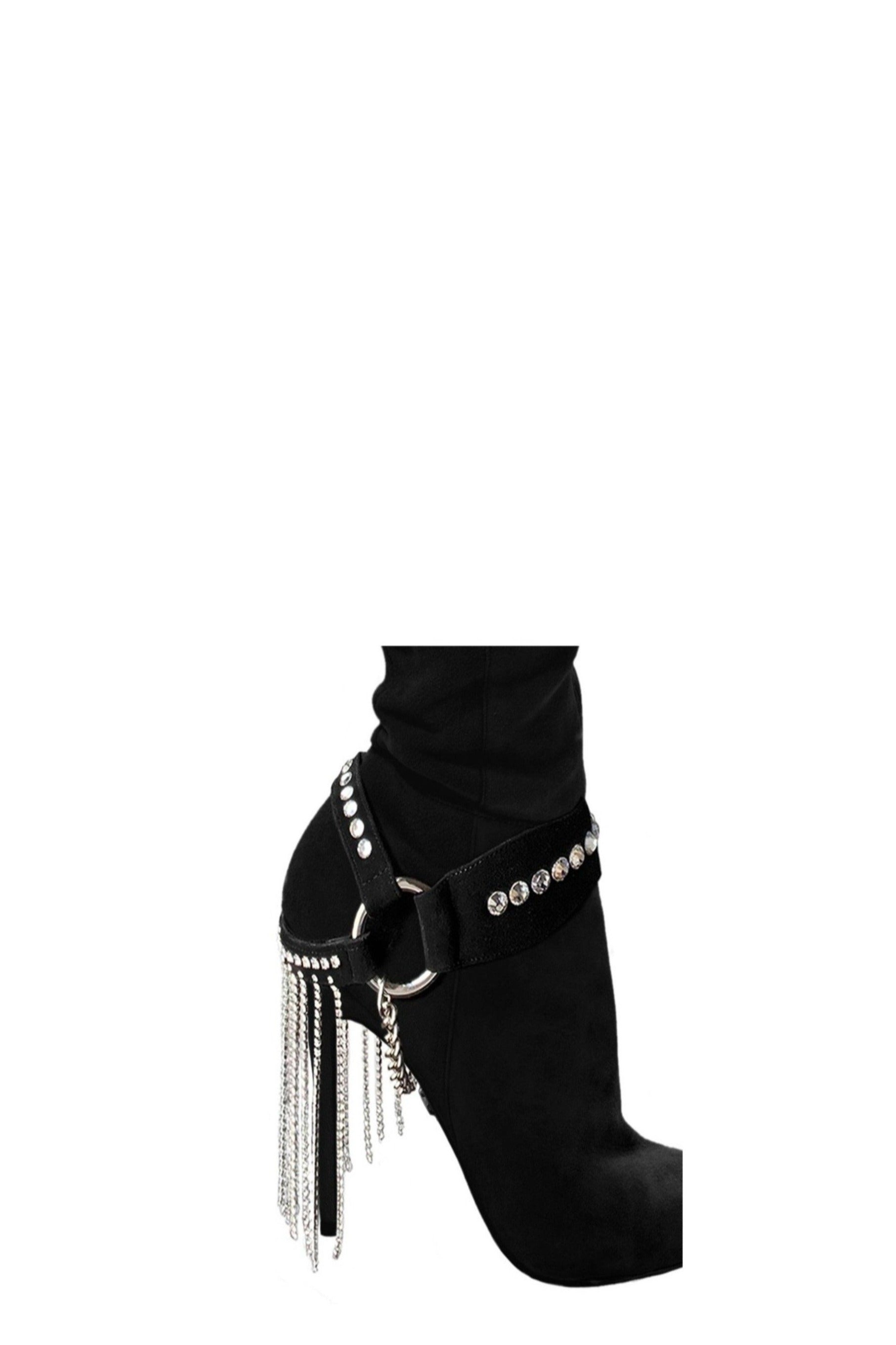 CRYSTAL FRINGE BOOT ACCESSORIES