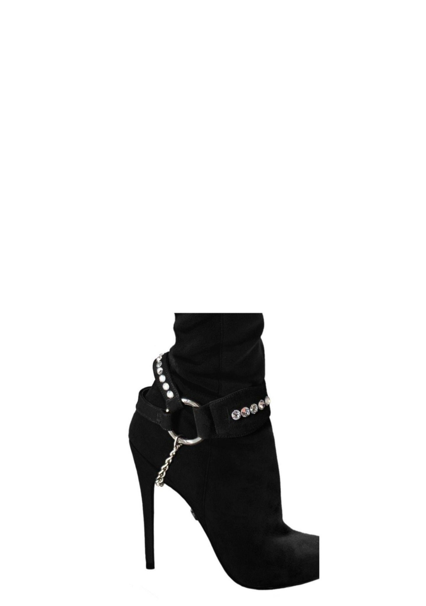 CRYSTAL SUEDE BOOT ACCESSORIES