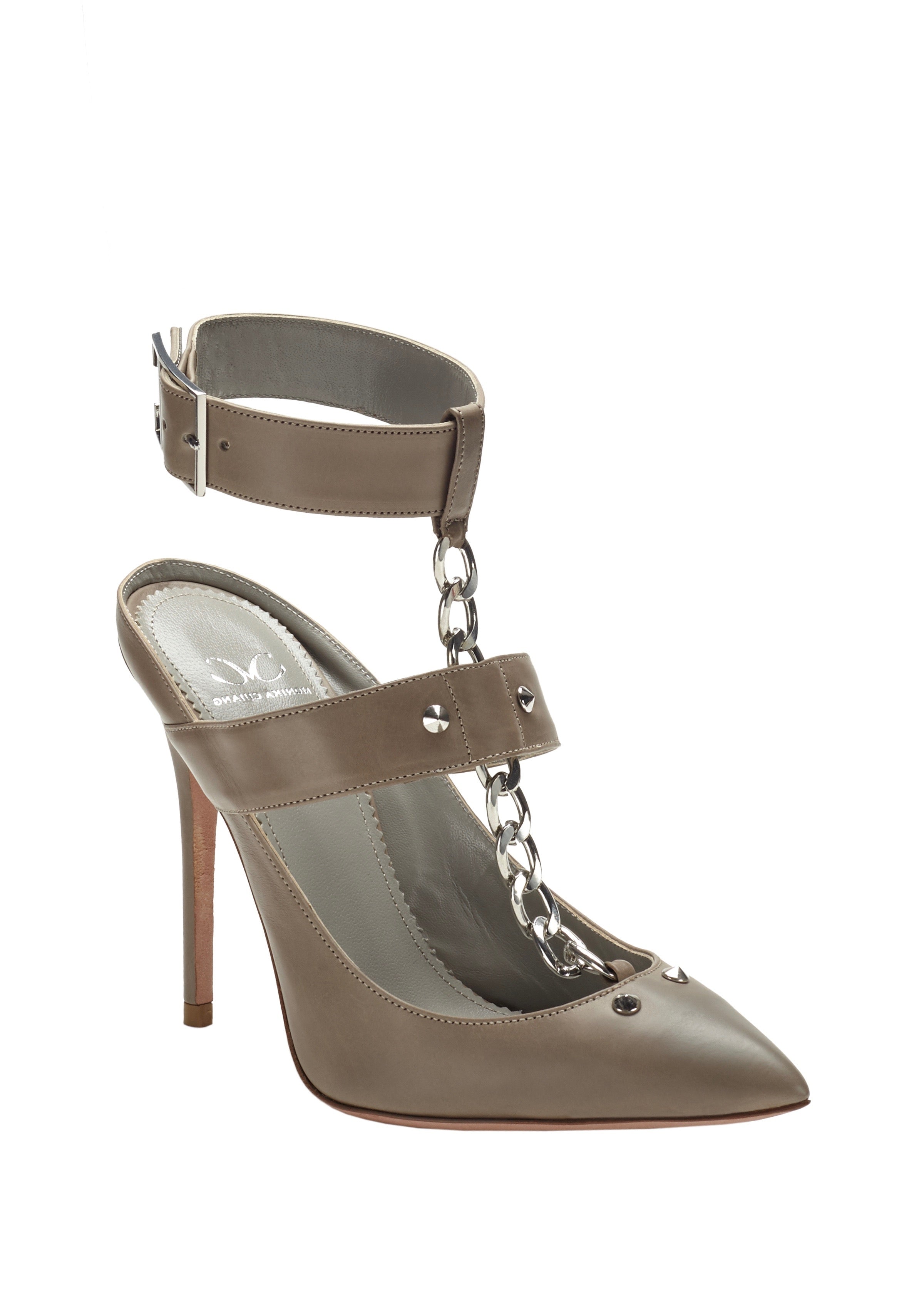 REINA TAUPE CALF PUMP - Monika Chiang