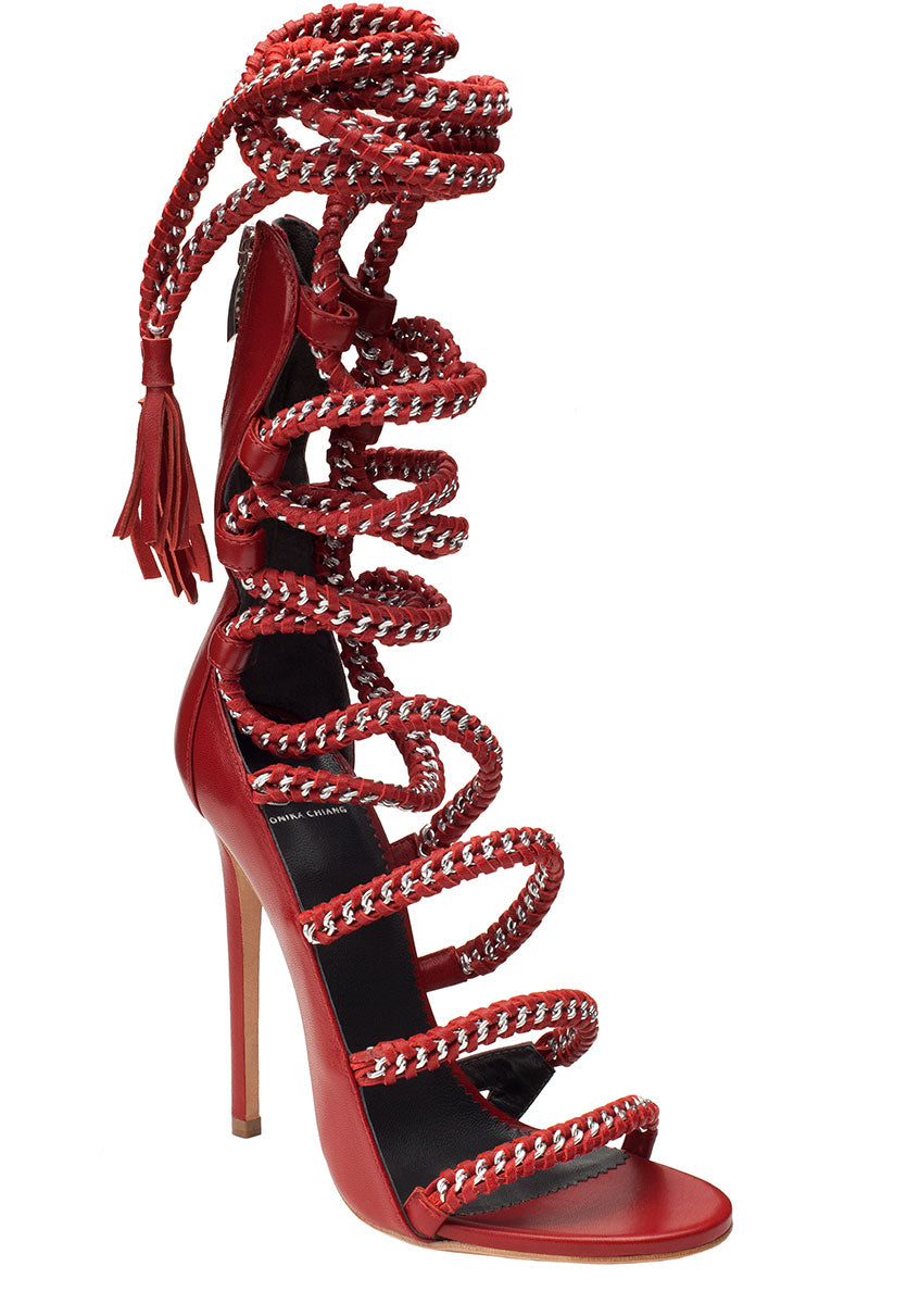 IMENA II RUBY CALF SANDAL - Monika Chiang