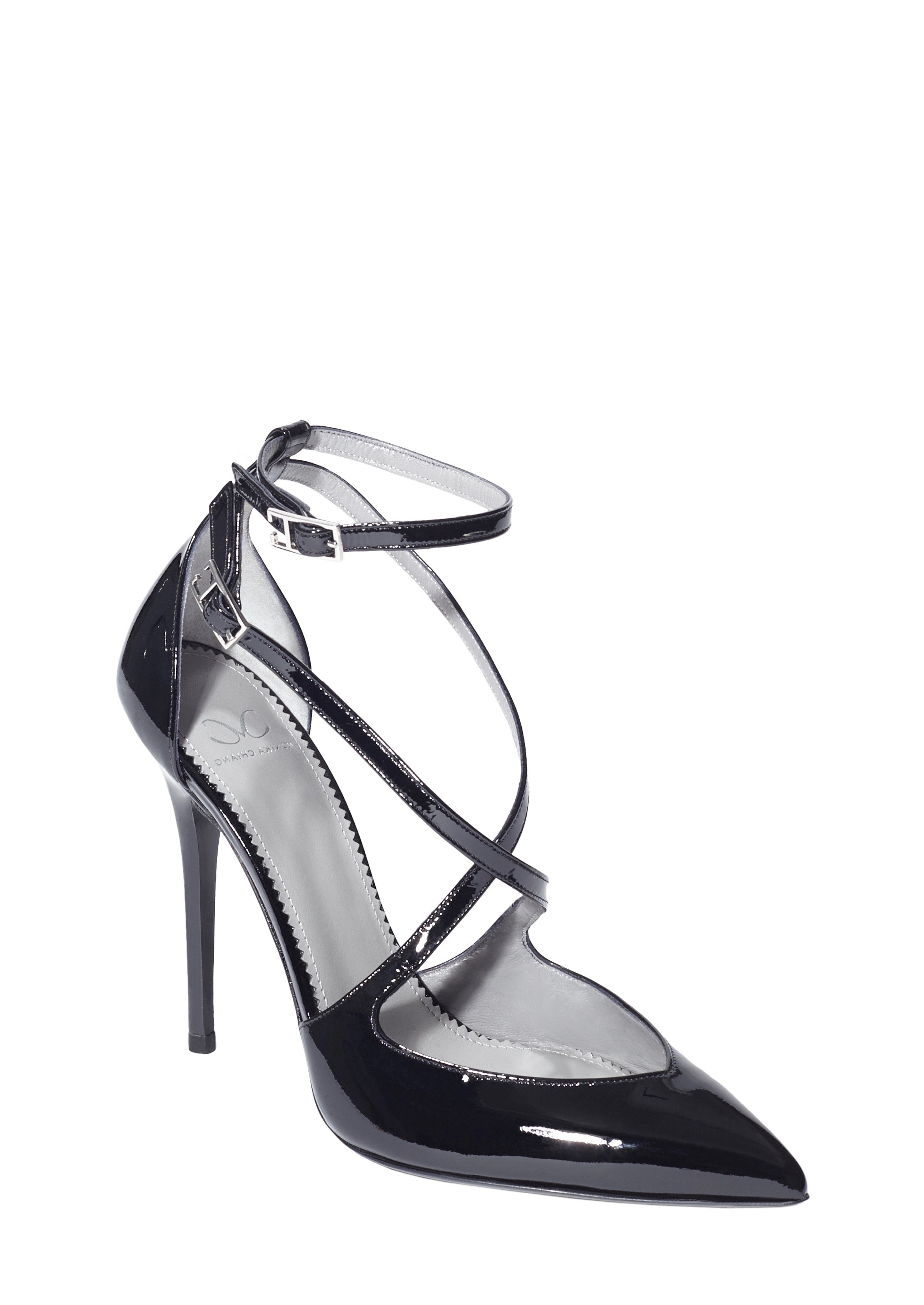 CAROLLA BLACK PATENT PUMP - Monika Chiang