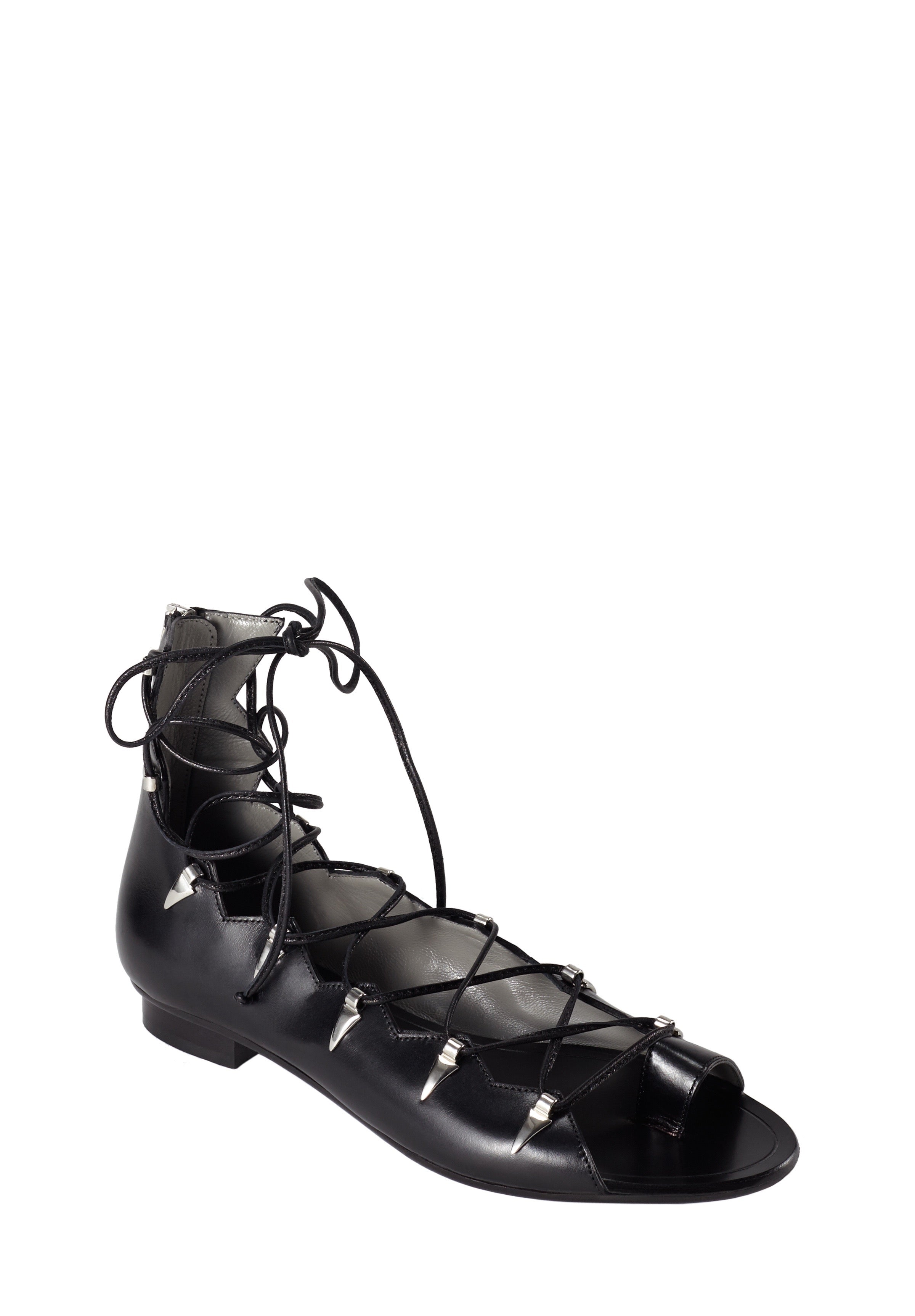 LINEA BLACK CALF SANDAL - Monika Chiang