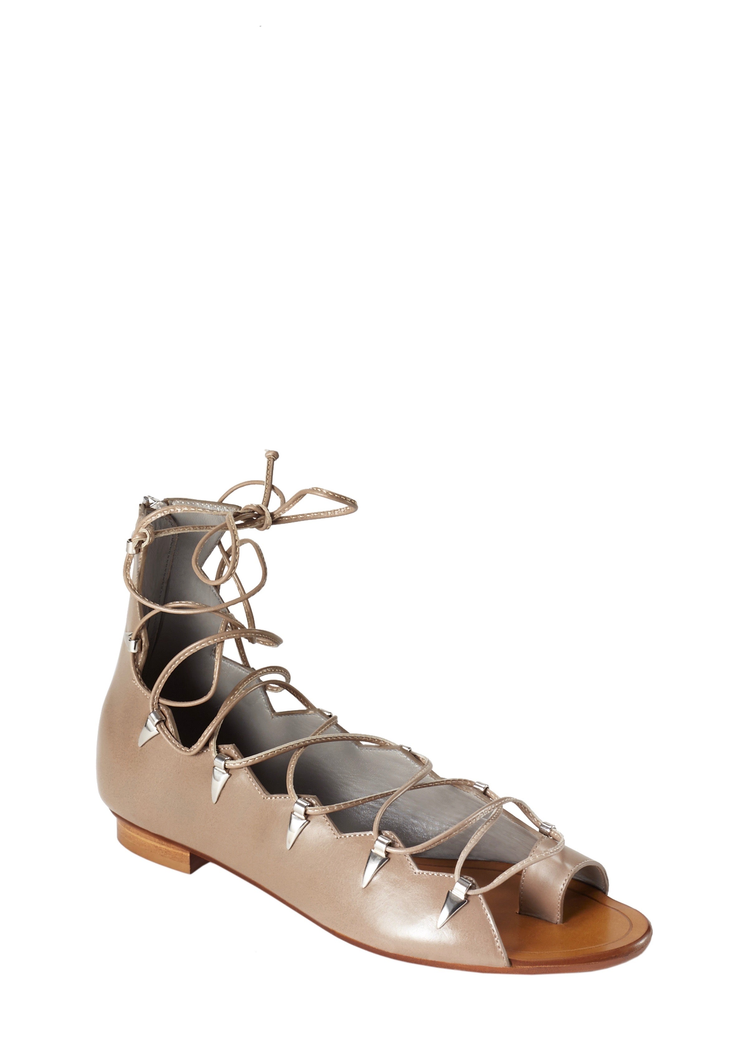 LINEA TAUPE CALF SANDAL - Monika Chiang