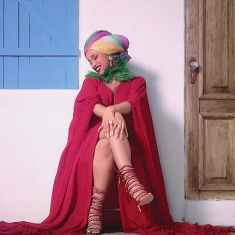 Cardi B in Imena II for her music video I Like It
