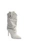CLAIRE EGGSHELL LEATHER SLOUCHY LAYERED BOOTS