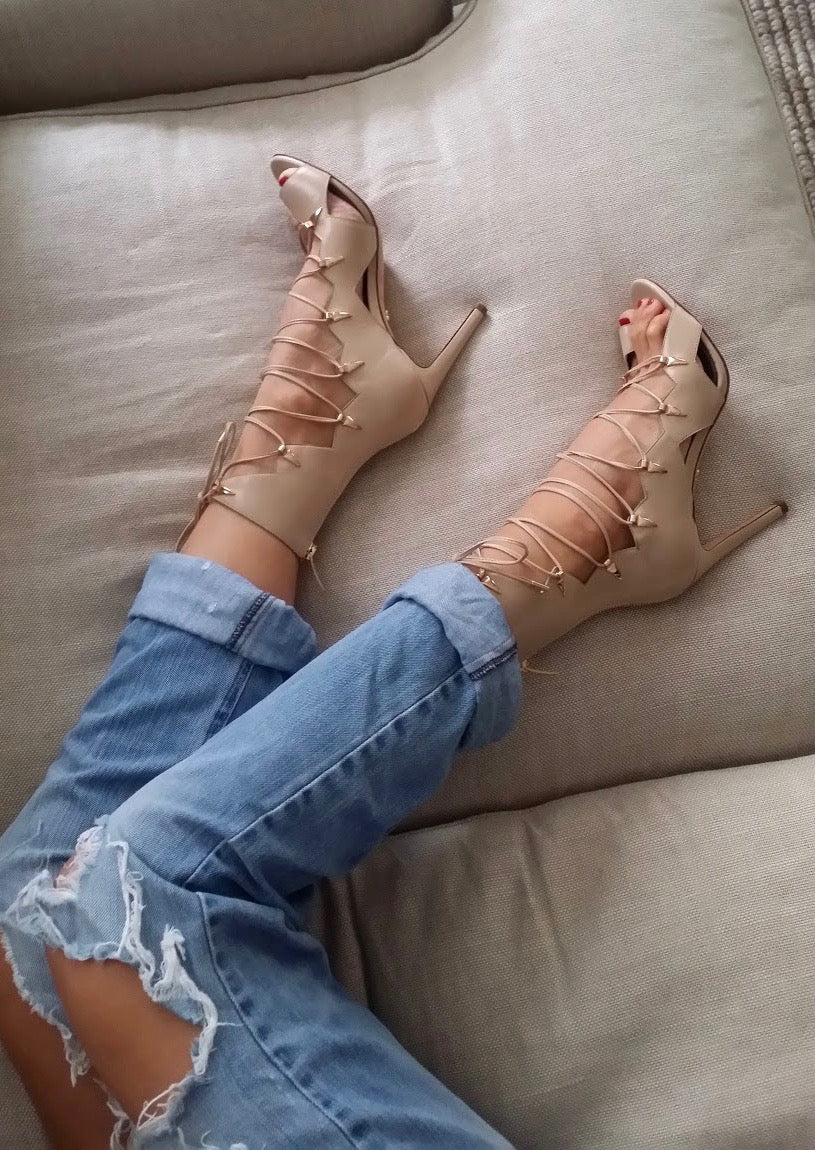 VESTA CREAM CALF SANDAL - Monika Chiang