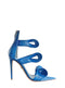 ALIX BLUE LEATHER SANDALS