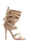 COSIMA CREAM SUEDE SANDAL - Monika Chiang