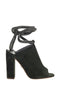 DANIA ARMY GREEN SUEDE SANDAL - Monika Chiang