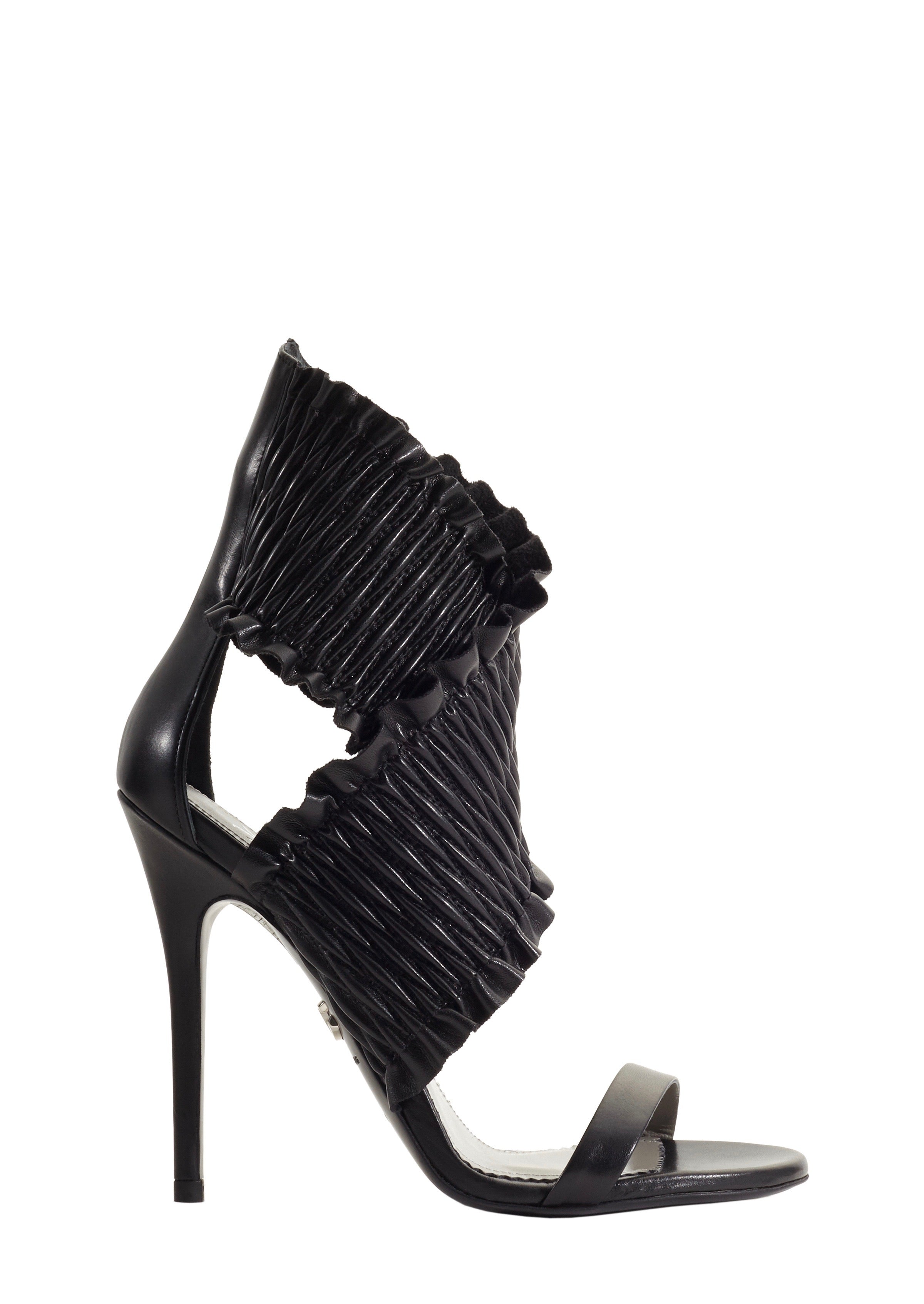 GIA BLACK CALF SANDAL - Monika Chiang