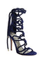 GIADA ROYAL BLUE SUEDE SANDAL - Monika Chiang