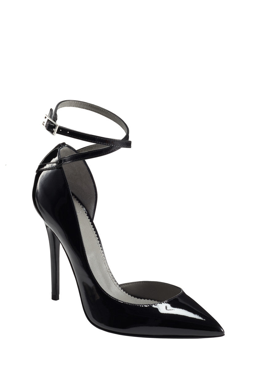 GIULIA BLACK PATENT PUMP - Monika Chiang