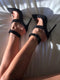 REINA BLACK SUEDE PUMP - Monika Chiang