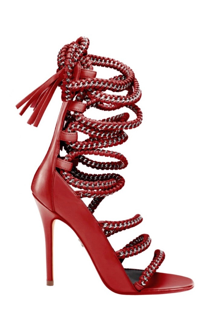 IMENA II RUBY CALF SANDAL - Monika Chiang