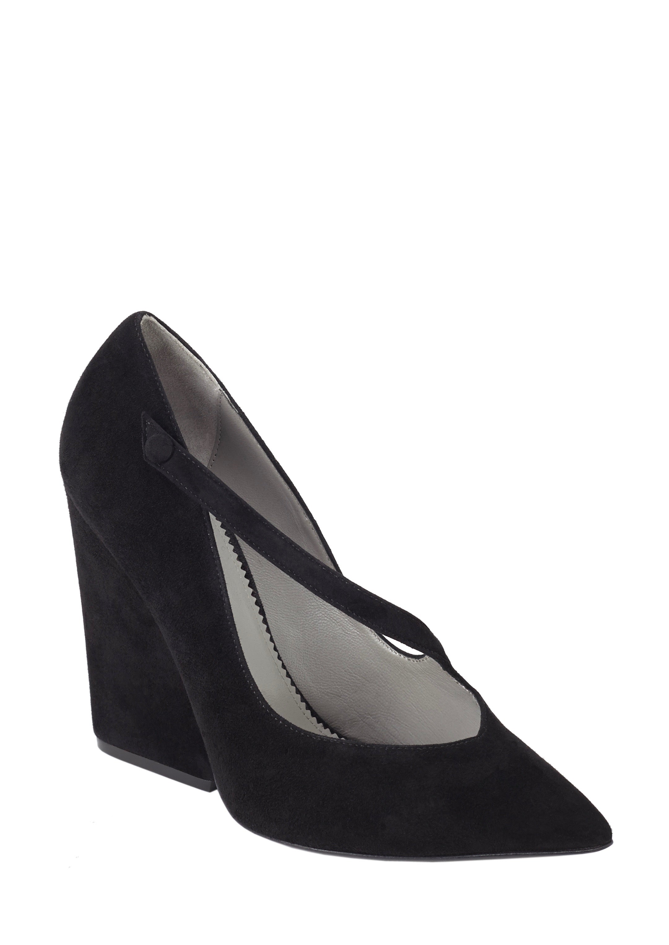 PALOMA BLACK SUEDE PUMP - Monika Chiang