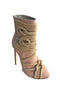 TALIA TAUPE SUEDE & ROPE ANKLE BOOT - Monika Chiang