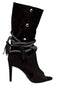 ARMENA BLACK SUEDE BOOT - Monika Chiang