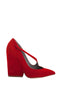 PALOMA RED SUEDE PUMP - Monika Chiang