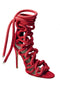 CARLA CHERRY CALF SANDAL - Monika Chiang