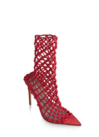 VELA 110 RED NET SOCK SANDALS - Monika Chiang