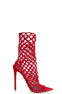 VELA 110 RED NET SOCK SANDALS - Monika Chiang