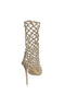 VELA 110 TAUPE NET SOCK SANDALS