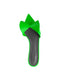 VITA NEON GREEN EMBOSSED LEATHER SLIDES